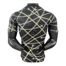 Camisa Chelsea Pré-jogo 25/26 - Jogador Nike Masculina - Preta com detalhes em amarelo