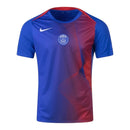 Camisa Paris Saint-German Pré-jogo 25/26 - Torcedor Nike Masculina - Azul e vermelha