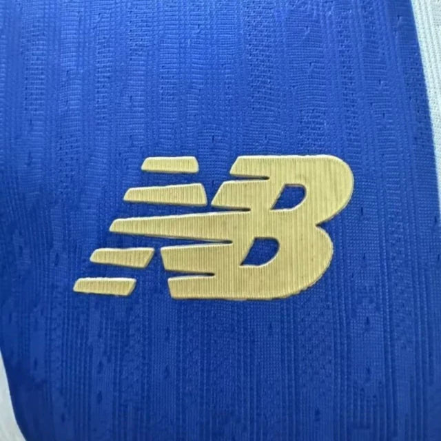Camisa Porto Edição especial Mundial de Clubes I 25/26 - Jogador New Balance Masculina - Azul e branca