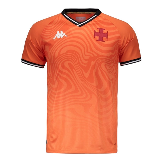 Camisa Vasco da Gama Goleiro 25/26 - Torcedor Kappa Masculina - Laranja