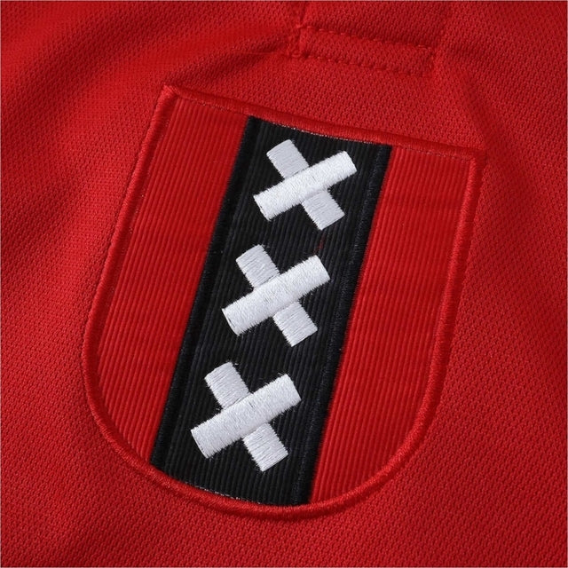 Camisa Ajax Edição Aniversário 125 anos 25/26 - Torcedor Adidas Masculina - Branca e vermelha