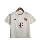 Kit Infantil Bayern de Munique II 23/24 - Adidas - Branco com detalhes em vinho
