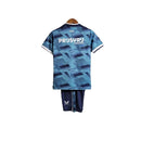 Kit Infantil Feyenoord Rotterdam II 23/24 - Castore - Azul com detalhes em branco