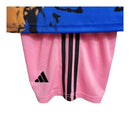 Kit Infantil Inter Miami CF 23/24 - Adidas - Azul com detalhes em amarelo e laranja