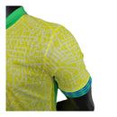 Camisa Seleção Brasileira I 24/25 - Jogador Nike Masculina - Amarela com detalhes em verde