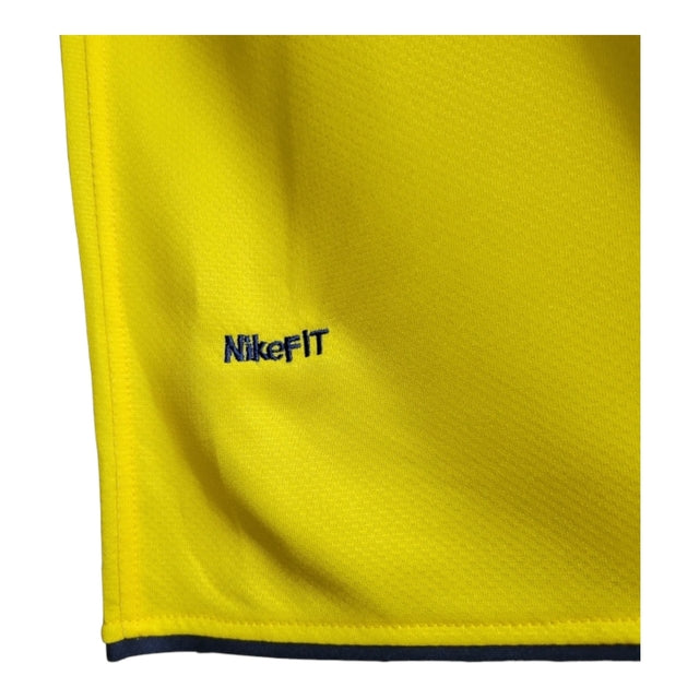 Camisa Retrô Barcelona II 08/09 - Masculina Nike - Amarela com detalhes em azul e vermelho