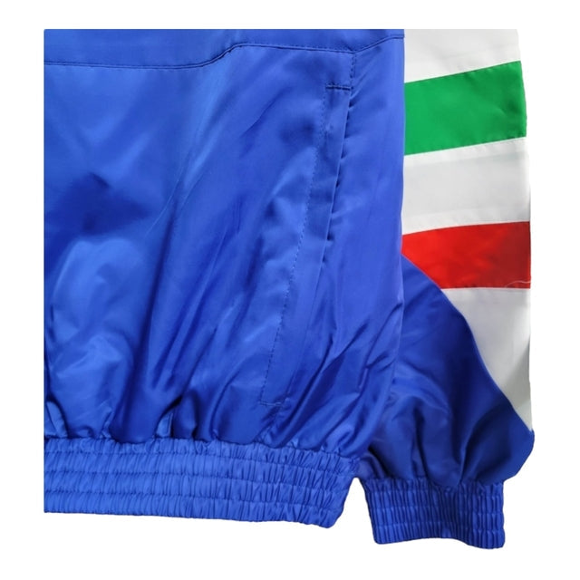 Jaqueta Corta-Vento Arsenal 23/24 - Azul com detalhes em branco e verde e vermelho