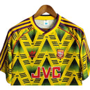 Camisa Retrô Arsenal II 91/93 - Masculina Adidas - Amarela com detalhes em verde e vermelho