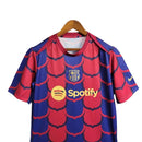 Camisa Barcelona Pré jogo 24/25 - Torcedor Nike Masculina - Azul e vermelha