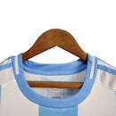 Camisa Seleção da Argentina I 24/25 -  Adidas Feminina - Branca com listras em azul