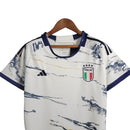 Camisa Seleção da Itália II 23/24 -  Adidas Feminina - Branca com detalhes em azul