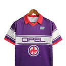 Camisa Retrô Fiorentina I 1984/1985 - Masculina Ennere - Roxa com detalhes em branco e vermelho