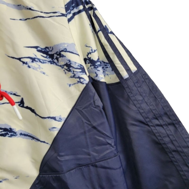 Jaqueta Corta-Vento Seleção da Itália 24/25 - Masculina Adidas - Branca com detalhes em azul