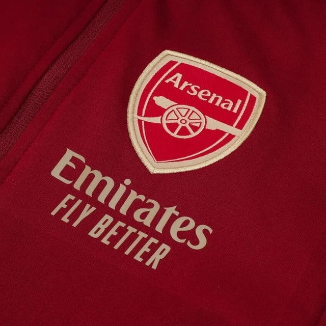 Conjunto Arsenal 23/24 - Masculino Adidas - Vermelho e cinza