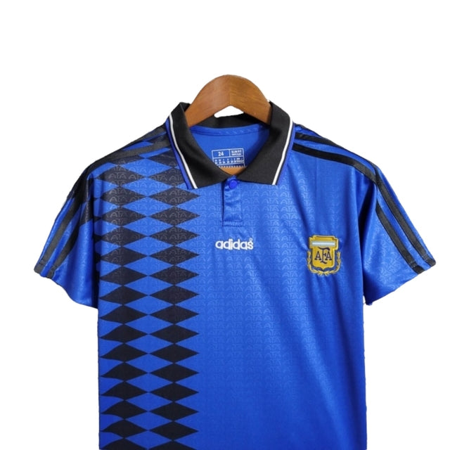 Kit Infantil Seleção da Argentina I 23/24 - Adidas - Azul com detalhes em preto