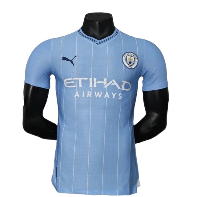 Camisa Manchester City I 24/25 - Jogador Puma Masculina - Azul