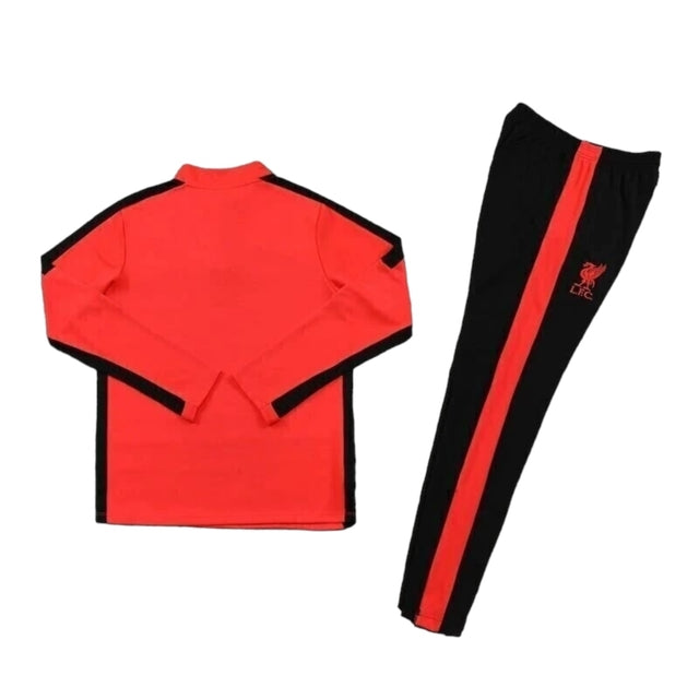 Conjunto Liverpool Treino 23/24 - Masculino Nike - Laranja com detalhes em preto