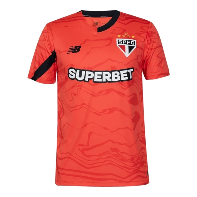 Camisa São Paulo Goleiro III 24/25 - Torcedor New Balance Masculina - Vermelha