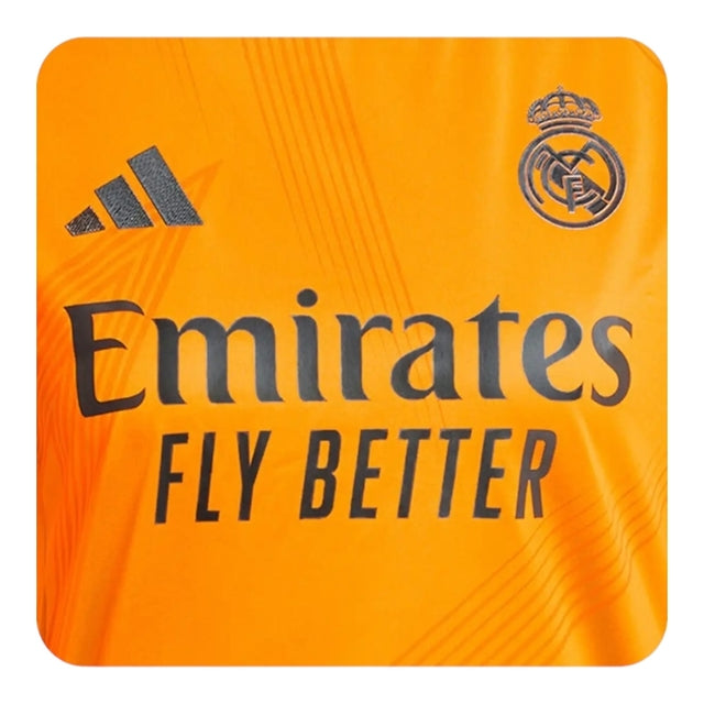 Camisa Real Madrid II 24/25 -  Adidas Feminina - Laranja