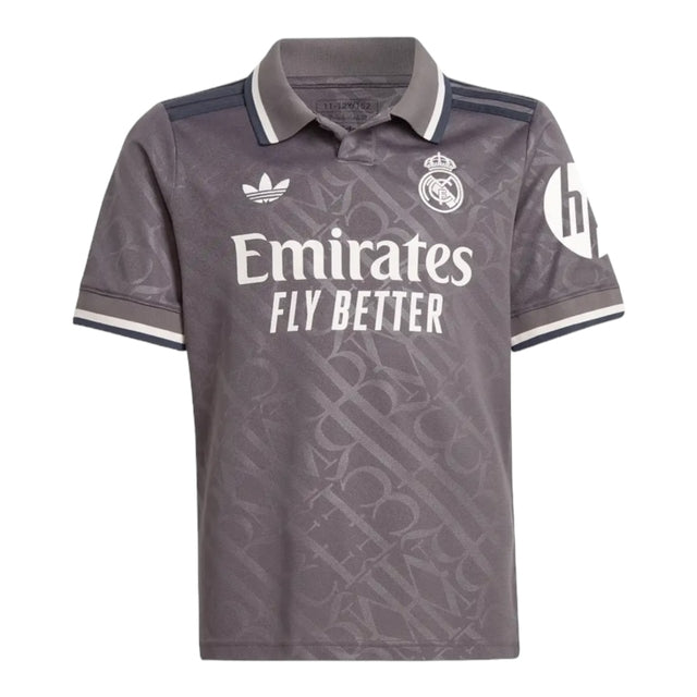 Kit Infantil Real Madrid III 24/25 - Adidas - Cinza
