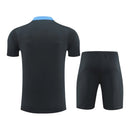 Kit Treino adulto - Camisa e Shorts - Tottenham Nike 24/25 - Cinza com detalhes em azul