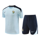 Kit Treino adulto - Camisa e Shorts - Seleção França Nike 24/25 - Azul
