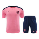 Kit Treino adulto - Camisa e Shorts - Atlético de Madrid Nike 24/25 - Rosa e azul