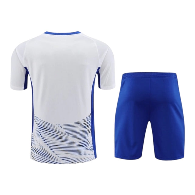Kit Treino adulto - Camisa e Shorts - Inter de Milão Nike 24/25 - Branco e azul