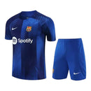 Kit Treino adulto - Camisa e Shorts - Barcelona Nike 23/24 - Azul
