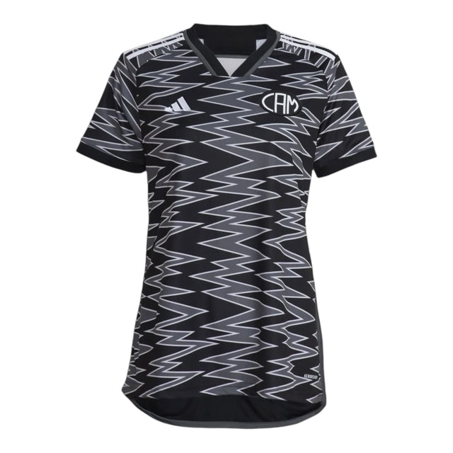Camisa Atlético Mineiro III 24/25 -  Adidas Feminina - Preta com detalhes em branco
