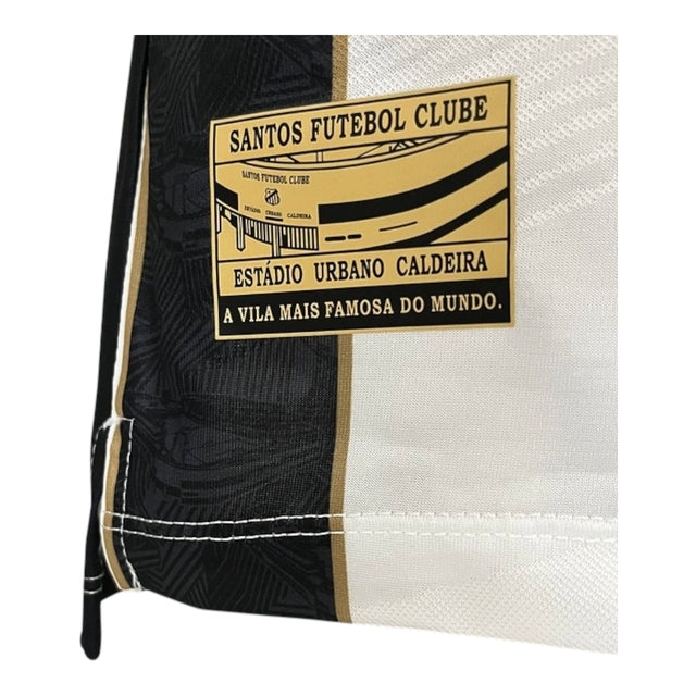 Camisa Santos II 24/25 - Jogador Umbro Masculina - Branca e preta