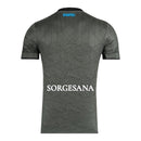 Camisa Napoli III 24/25 - Torcedor EA7 Masculina - Cinza com detalhes em azul e preto