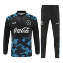 Conjunto Napoli Treino 24/25 - Masculino EA7 - Preto com detalhes em azul