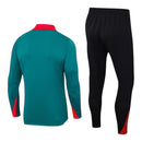 Conjunto Liverpool Treino 24/25 - Masculino Nike - Verde e preto com detalhes em vermelho