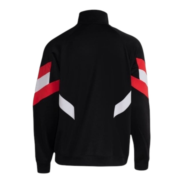 Jaqueta Corta-Vento Flamengo 24/25 - Masculina Adidas - Preta com detalhes em vermelho e branco
