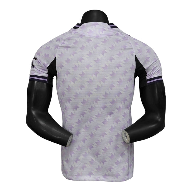 Camisa Manchester United II 25/26 - Jogador Adidas Masculina - Branca com detalhes em roxo