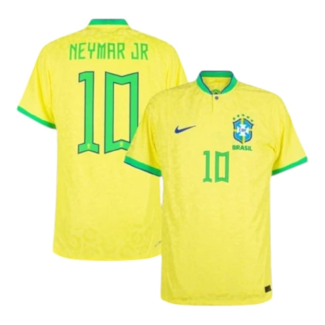 Camisa Retrô Seleção Brasileira I 2022/23 - Masculina Nike - Amarela com detalhes em verde