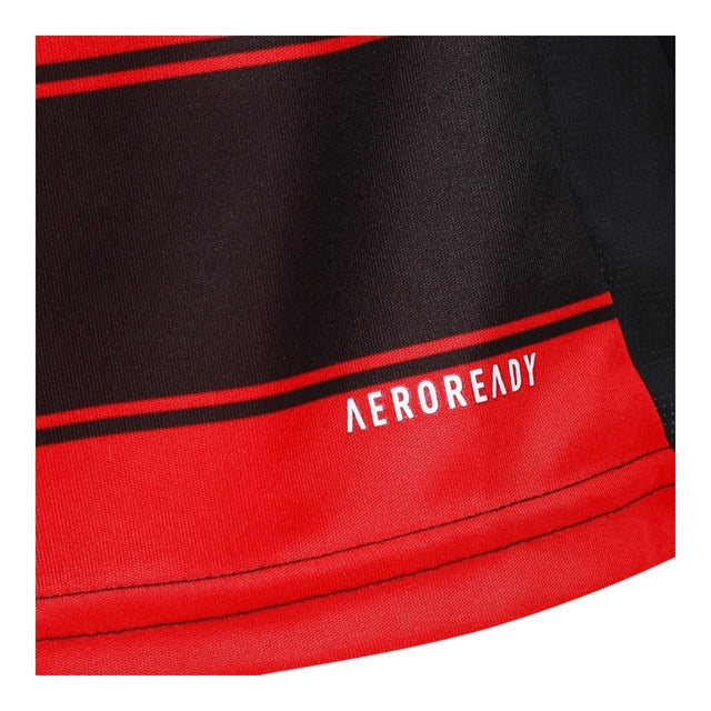 Camisa Flamengo I 25/26 -  Adidas Feminina - Preta e vermelha