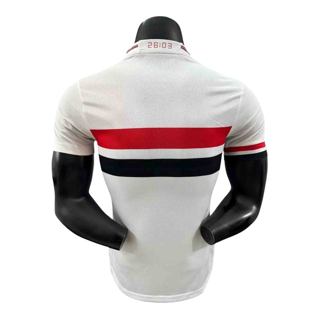 Camisa São Paulo I 25/26 - Jogador New Balance Masculina - Branca