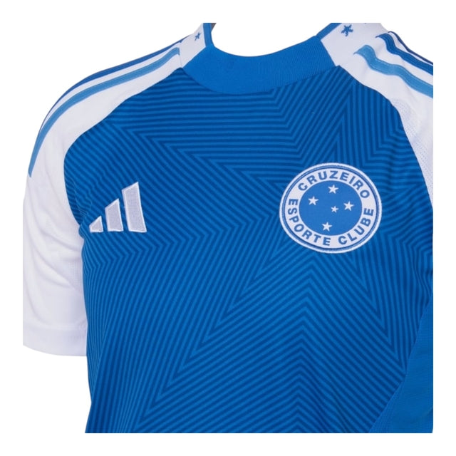 Camisa Cruzeiro I 25/26 -  Adidas Feminina - Azul e branca