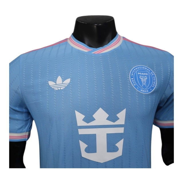 Camisa Inter Miami III 25/26 - Jogador Adidas Masculina - Azul