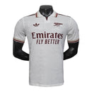 Camisa Arsenal III 25/26 - Jogador Adidas Masculina - Branca com detalhes em vinho
