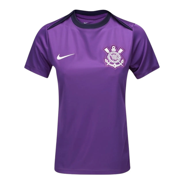 Camisa Corinthians Treino 25/26 -  Nike Feminina - Roxa