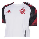 Camisa Flamengo II 25/26 -  Adidas Feminina - Branca com detalhes em vermelho e preto