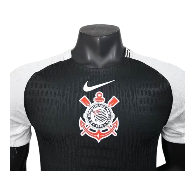 Camisa Corinthians II 25/26 - Jogador Nike Masculina - Preta e branca