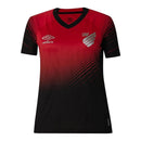 Camisa Athletico Paranaense I 25/26 -  Umbro Feminina - Vermelha e preta