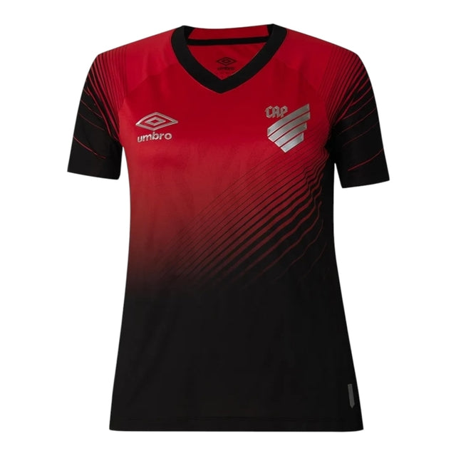 Camisa Athletico Paranaense I 25/26 -  Umbro Feminina - Vermelha e preta