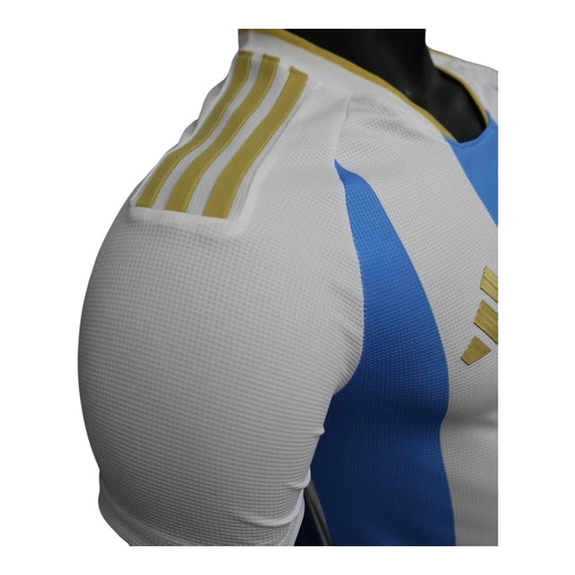 Camisa Seleção Argentina I 25/26 - Jogador Adidas Masculina - Branca e azul