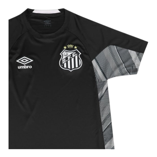 Camisa Santos Goleiro 25/26 - Torcedor Umbro Masculina - Preta