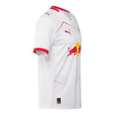 Camisa Red Bull Leipzig I 25/26 - Torcedor Puma Masculina - Branca com detalhes em vermelho